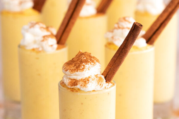 Eggnog Pudding Cups  Recipe