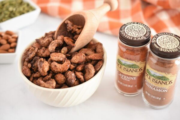 Sweet and Spicy Roasted Nuts Recipe