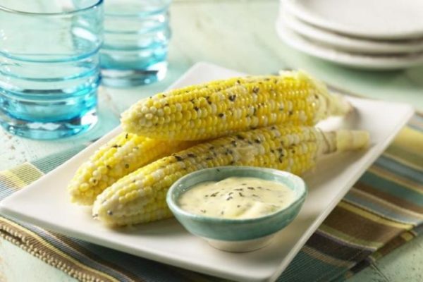 Corn on the Cob with Herb Garlic Butter Recipe
