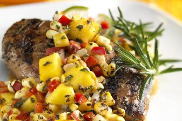 Grilled Corn Mango Salsa Recipe